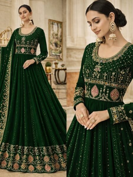 সেলাই ছাড়া (আনরেডি) এম্বোডারি ড্রেস কোড - 1595