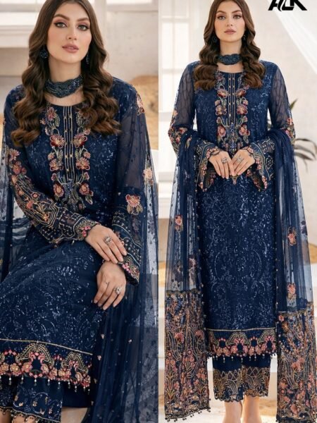 সেলাই ছাড়া (আনরেডি) এম্বোডারি ড্রেস কোড - 1506