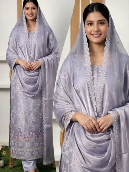 সেলাই ছাড়া (আনরেডি) এম্বোডারি ড্রেস কোড - 1519