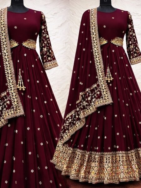 সেলাই ছাড়া (আনরেডি) এম্বোডারি ড্রেস কোড - 1547