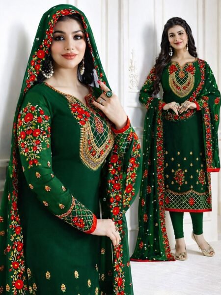 সেলাই ছাড়া (আনরেডি) এম্বোডারি ড্রেস কোড - 1205