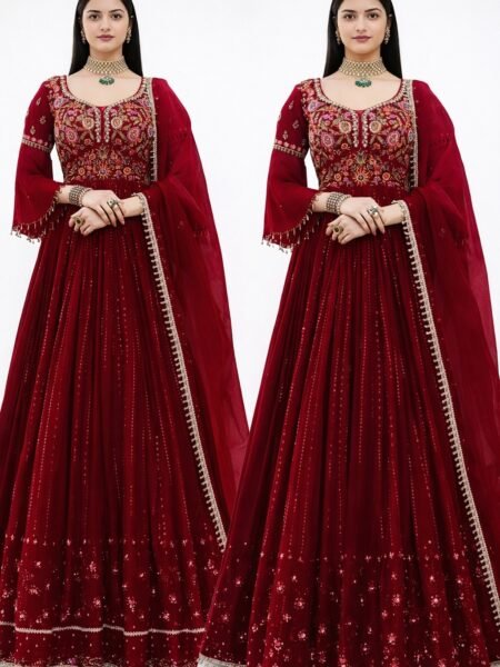 সেলাই ছাড়া (আনরেডি) এম্বোডারি ড্রেস কোড - 1594