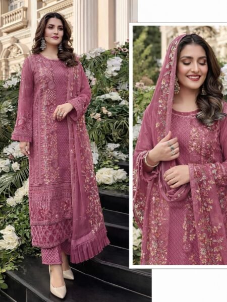 সেলাই ছাড়া (আনরেডি) এম্বোডারি ড্রেস কোড - 1514