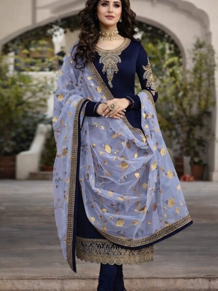 সেলাই ছাড়া (আনরেডি) এম্বোডারি ড্রেস কোড - 1225-B