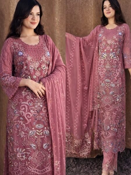 সেলাই ছাড়া (আনরেডি) এম্বোডারি ড্রেস কোড - 1614