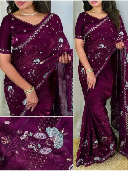প্রিমিয়াম ডিজাইনার শাড়ি কালেকশন : Code - 1055