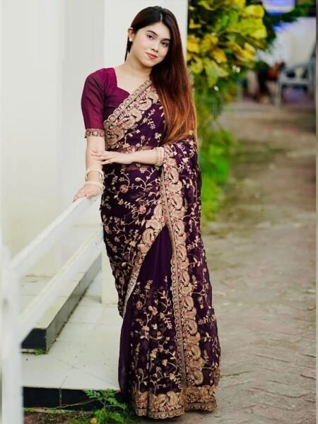 প্রিমিয়াম ডিজাইনার শাড়ি কালেকশন : Code - 1071