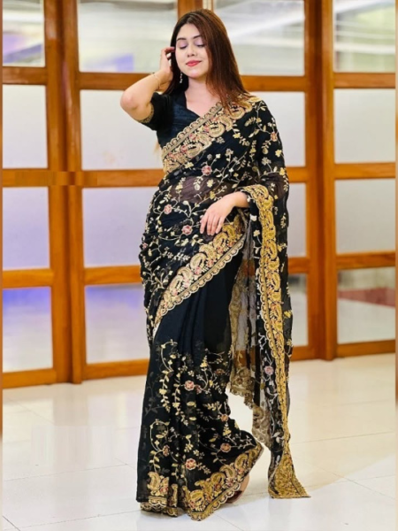 প্রিমিয়াম ডিজাইনার শাড়ি কালেকশন : Code - 1072