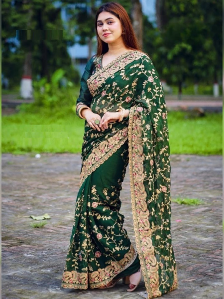 প্রিমিয়াম ডিজাইনার শাড়ি কালেকশন : Code - 1073